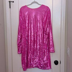 Show Me Your MuMu Pink Sequin Dress - 2X - NWT